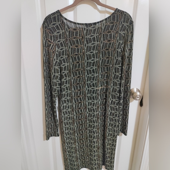 Glitter Cocktail Dress **Figure Flattering" - Picture 2 of 4